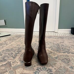 Knee high chocolate brown boots
